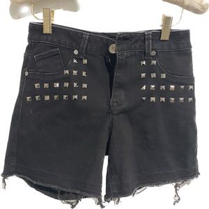 Vintage black jean shorts!!!